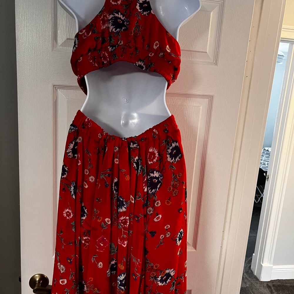 Express cut out side dress